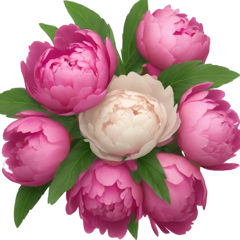 bouquet of peonies vinuos emoji