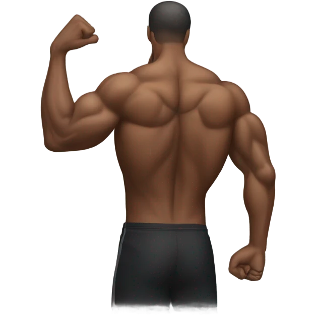 Triceps black emoji