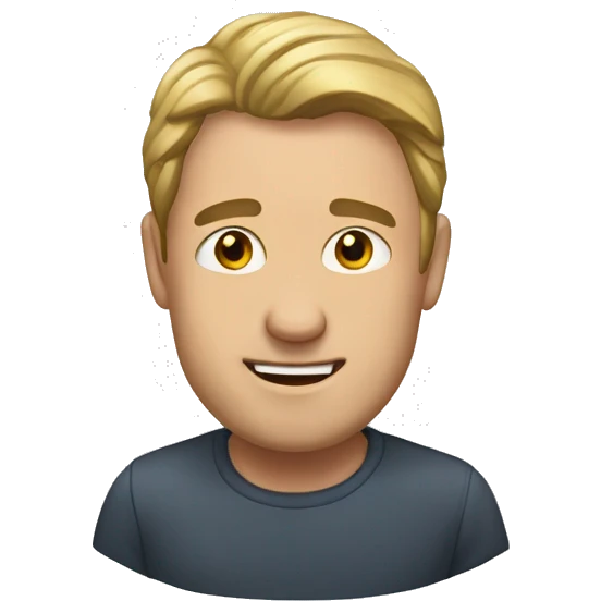 Пес с ручкой emoji