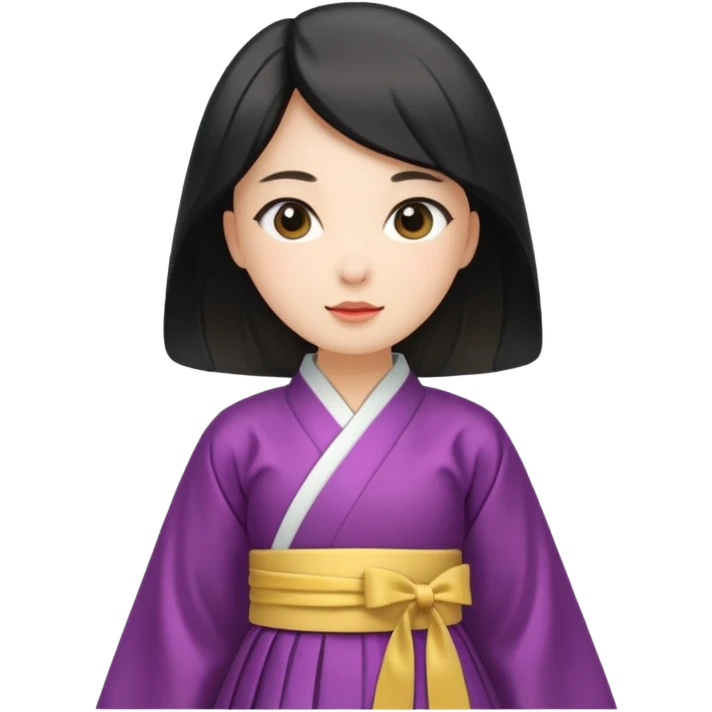 woman in hanbok emoji