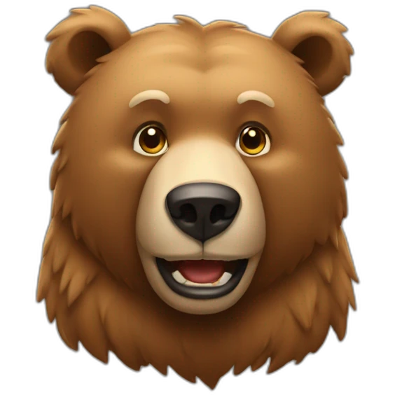 the bear emoji