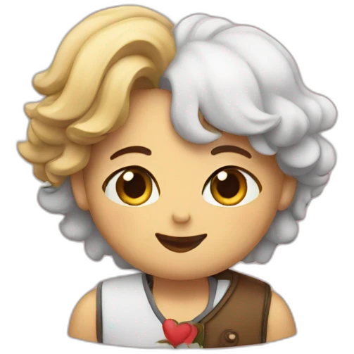 Love as a friend emoji