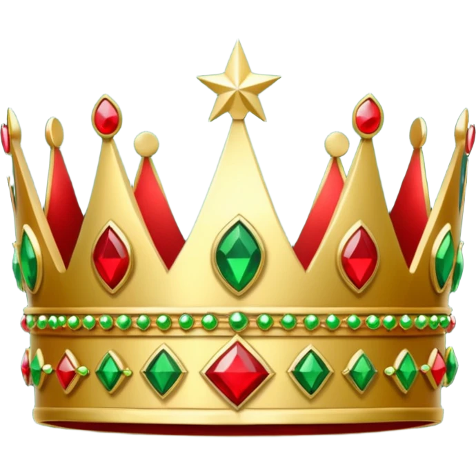 christmas crown emoji