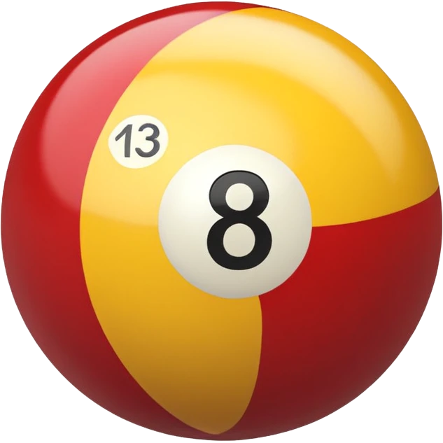 2 numbered billiard ball  emoji