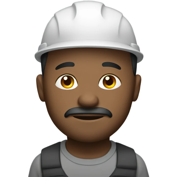 Hard working man  emoji