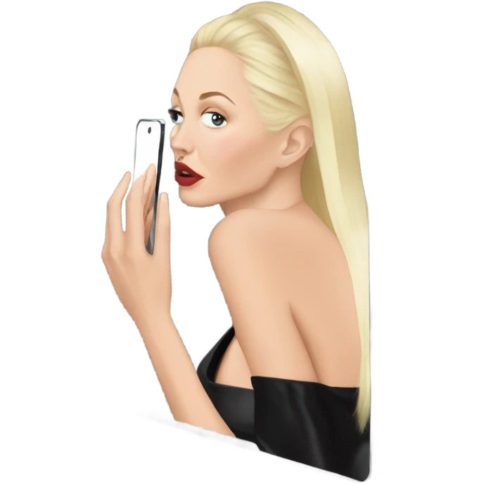 caroline vreeland looking in mirror emoji