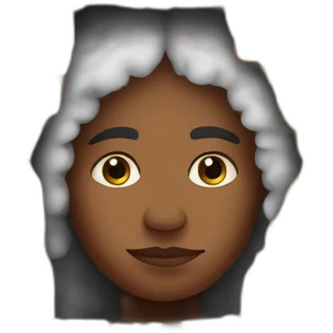Aborigine looks out of a hut emoji