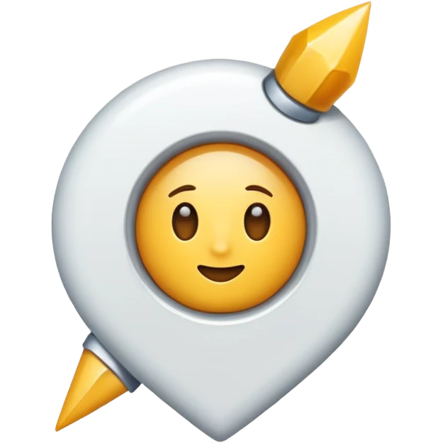 Point white emoji