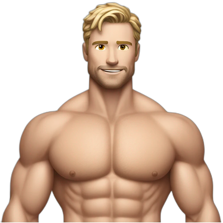 muscular man Take ShowerA muscular White man taking a shower emoji