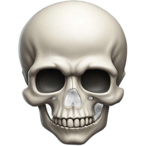 Skull mind blown emoji