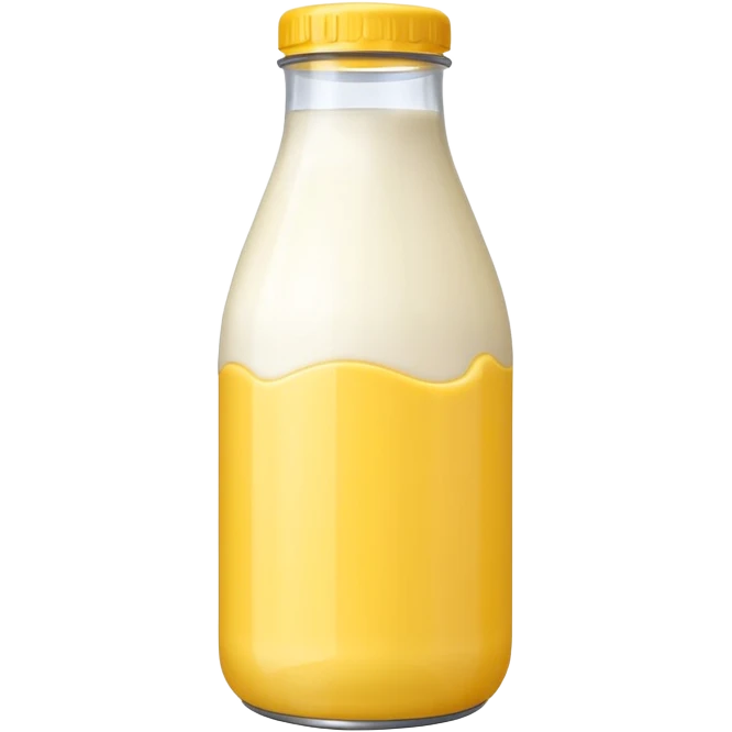 baby Milk bottle yellow emoji