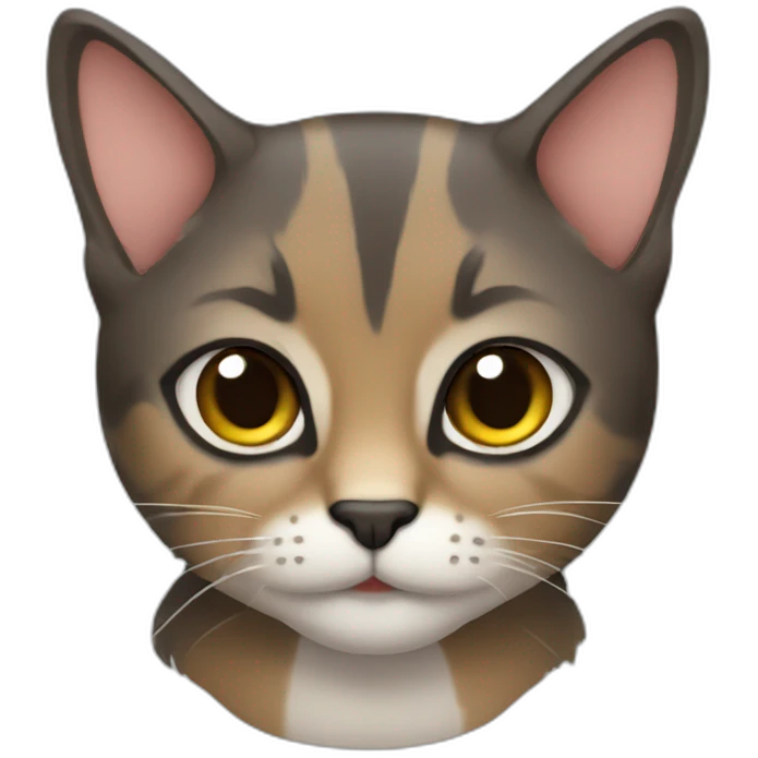 gato arranhando emoji