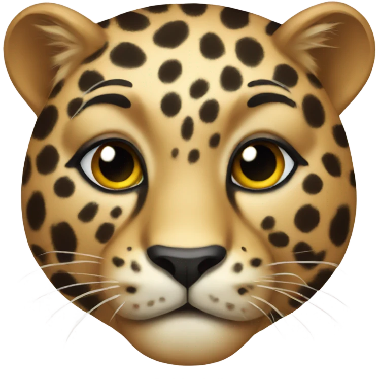Leopard face emoji emoji