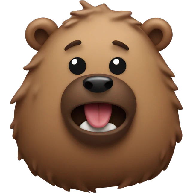 Grizzly poo emoji