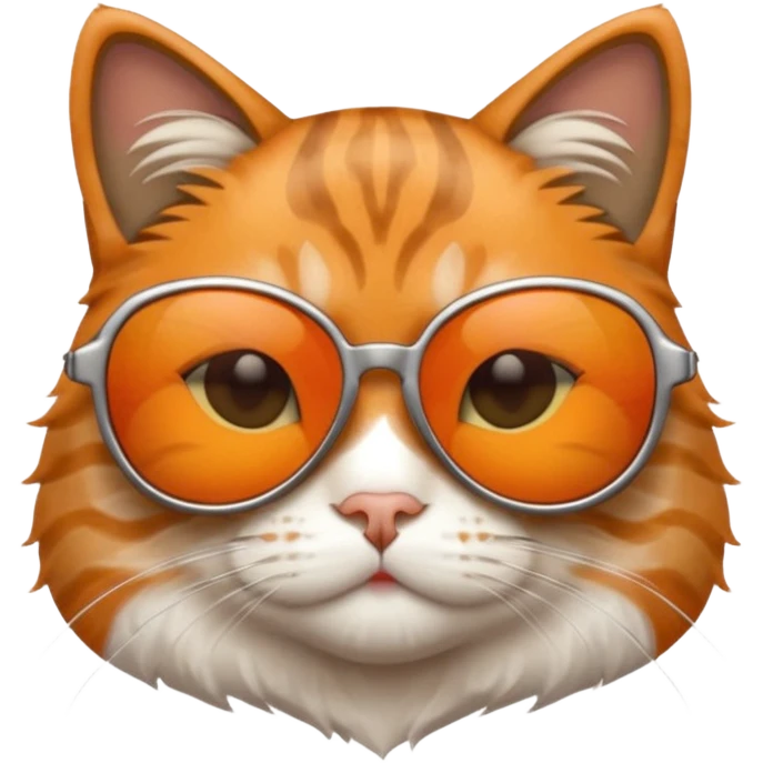 Cat wearing sunglasses emoji