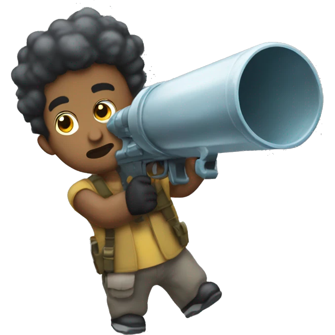 Bubble bazooka emoji