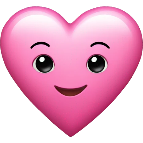 cute pink heart with butterflies around it emoji