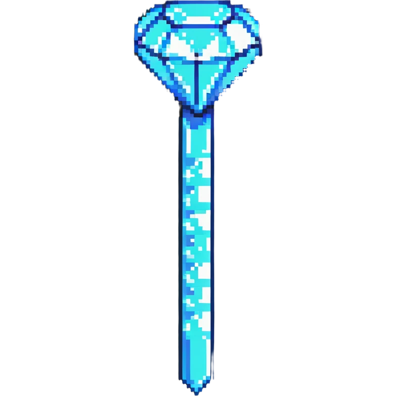 Minecraft diamond hoe emoji