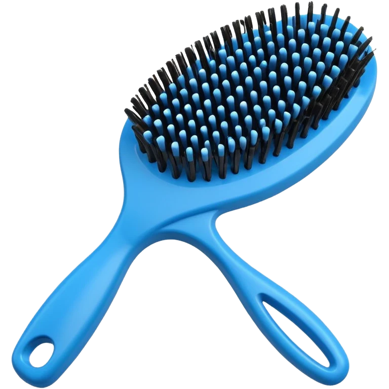Blue Detangling Brush for hair  emoji
