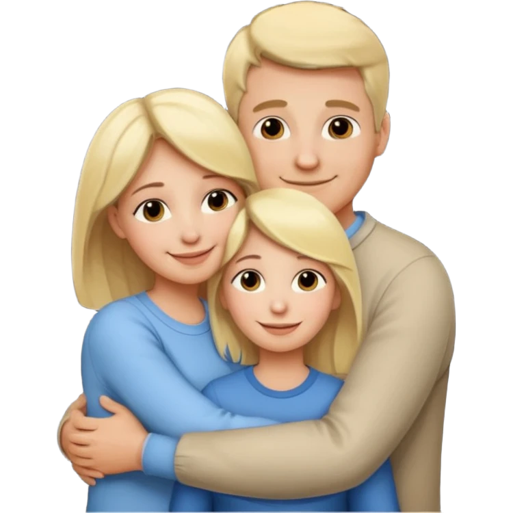 abrazar a mi papa mama emoji