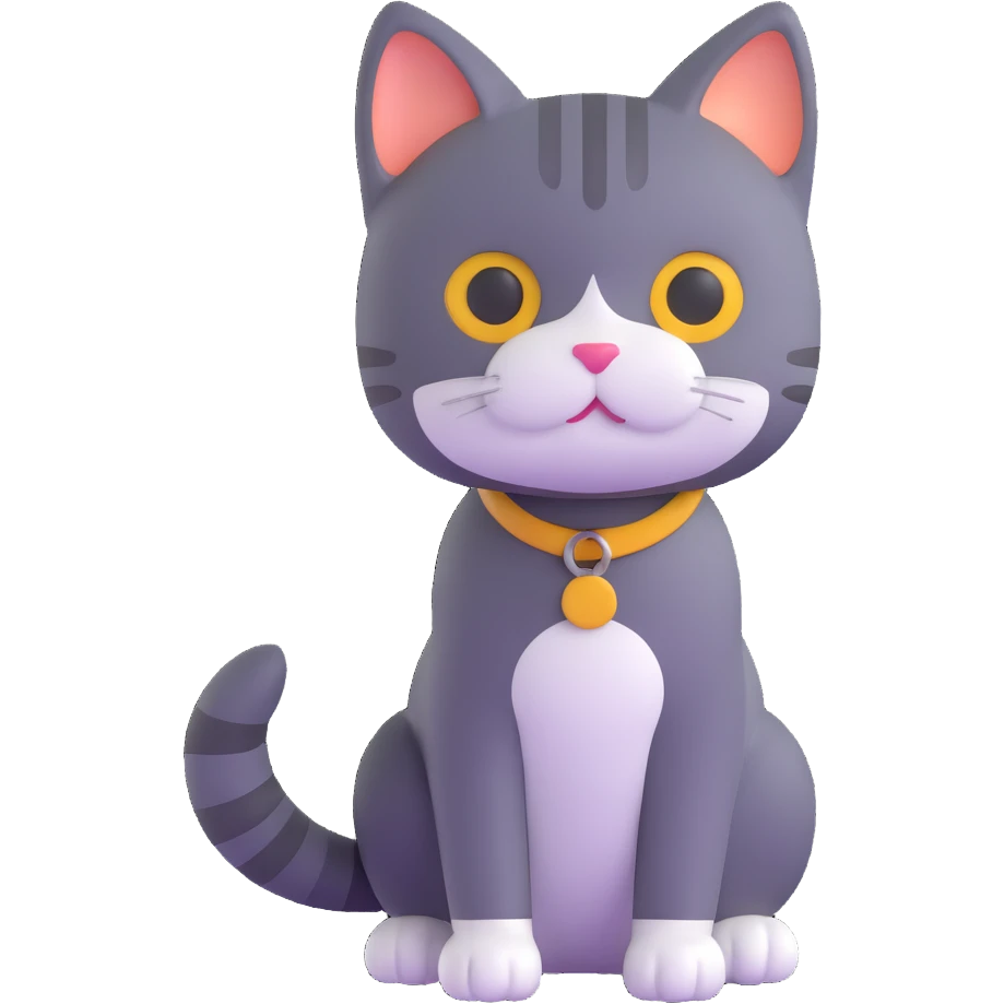 adorable cat posing emoji