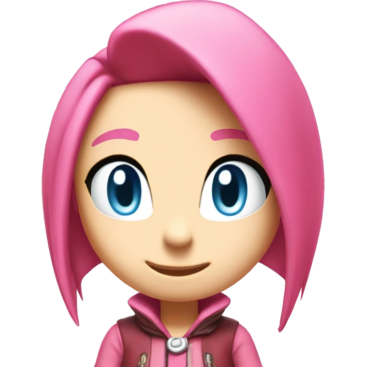amy rose from sonic the hedgehof emoji
