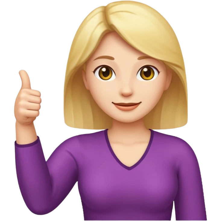a emoji like this 🙅🏻‍♀️ but with its arms out and thumbs up on its hands emoji