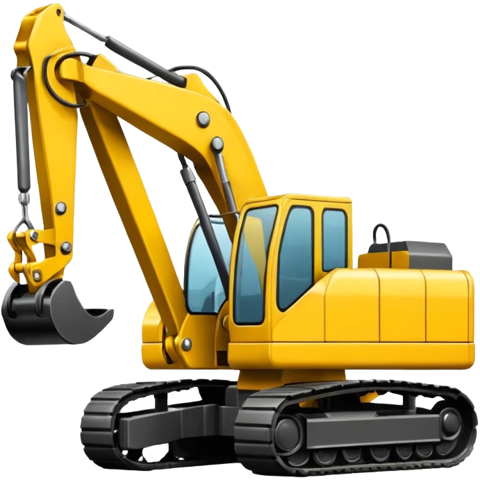 Escavadeira hidráulica emoji
