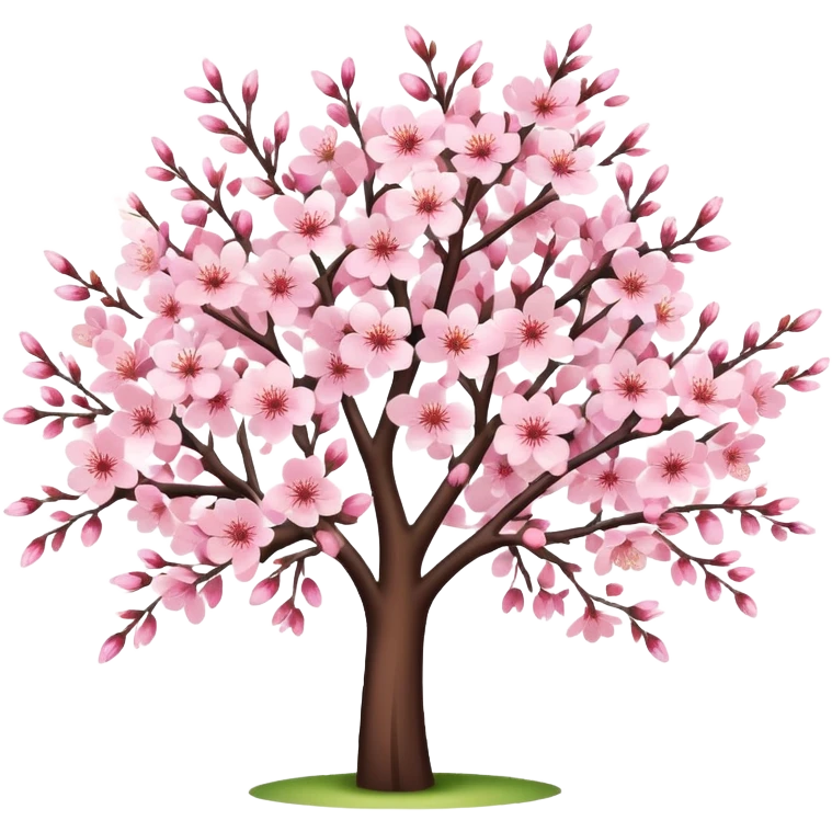 cherry blossom tree in full bloom emoji