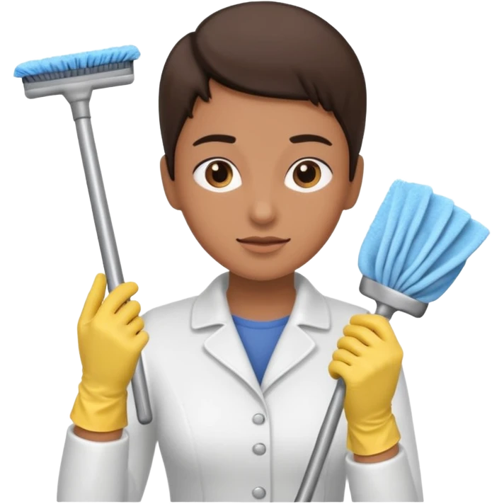 Cleaning the bathroom emoji