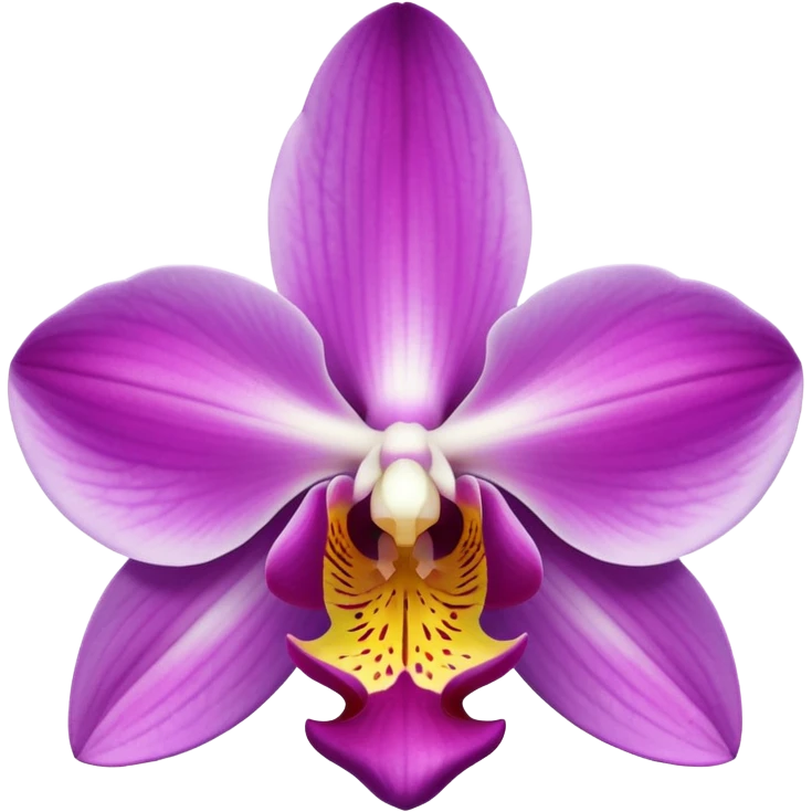 Orchid flower emoji