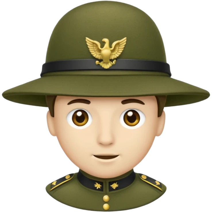 soldier hat emoji