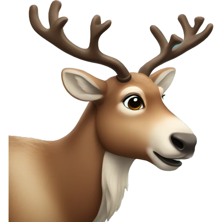 reindeer emoji