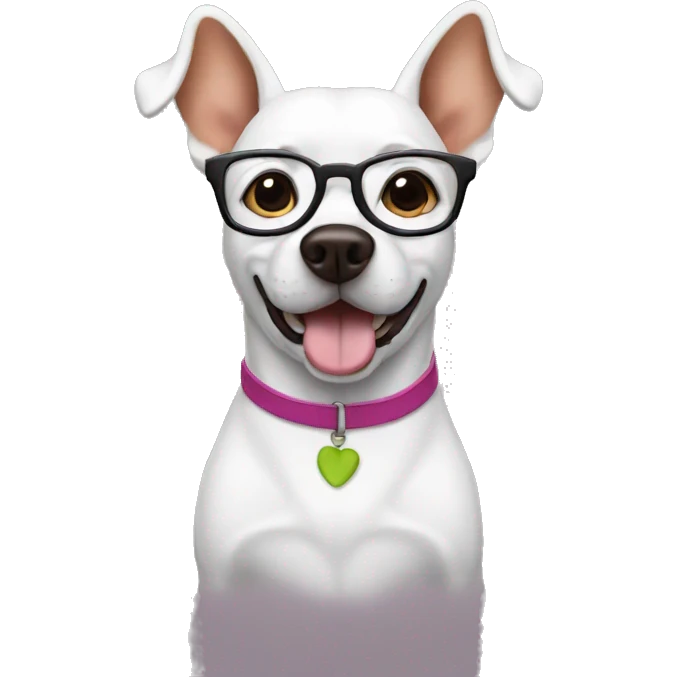 Dog nerd  emoji