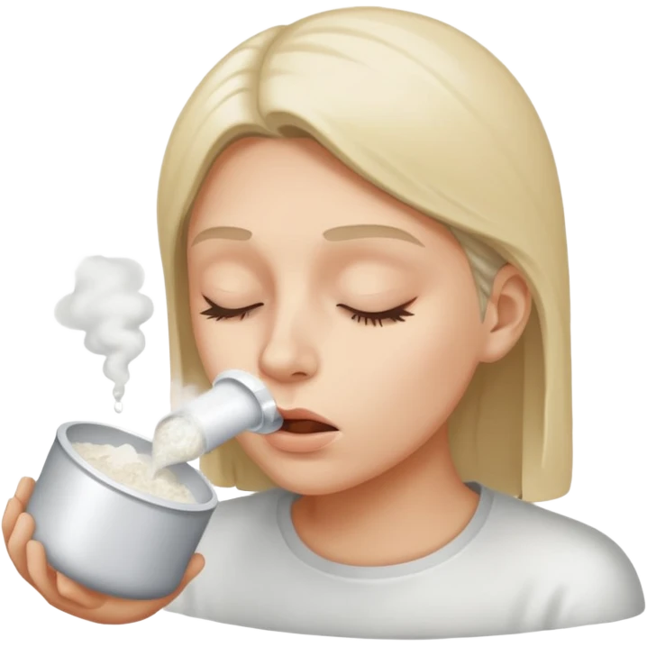 Guy snorting cocaine emoji emoji