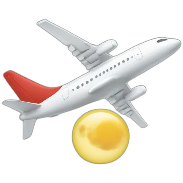 aeroplane landing emoji