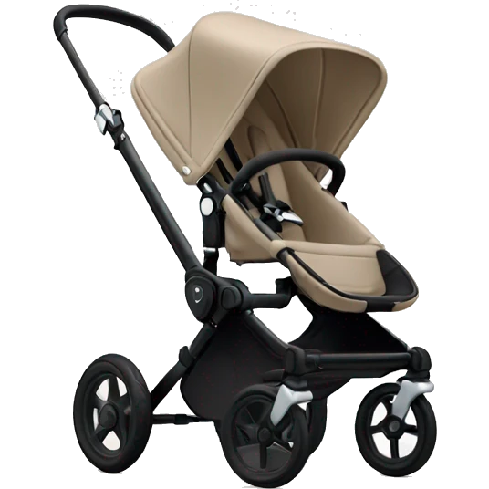 Bugaboo beige stroller emoji