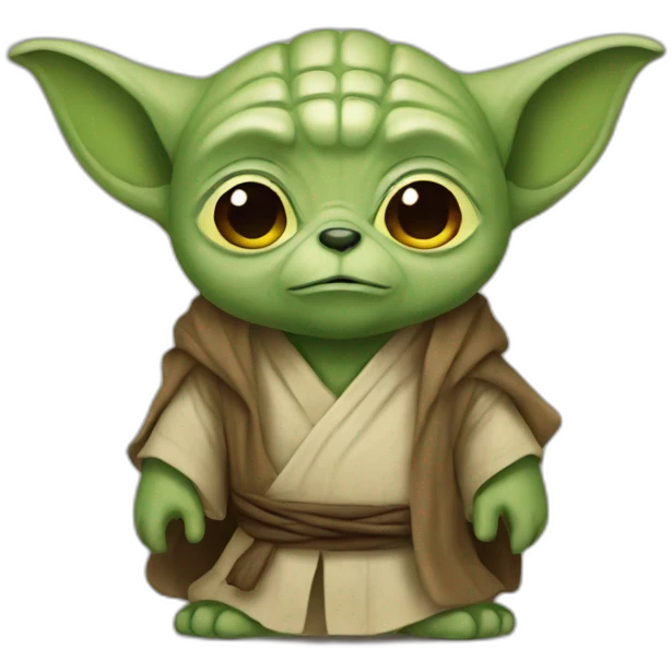Yoda bear emoji
