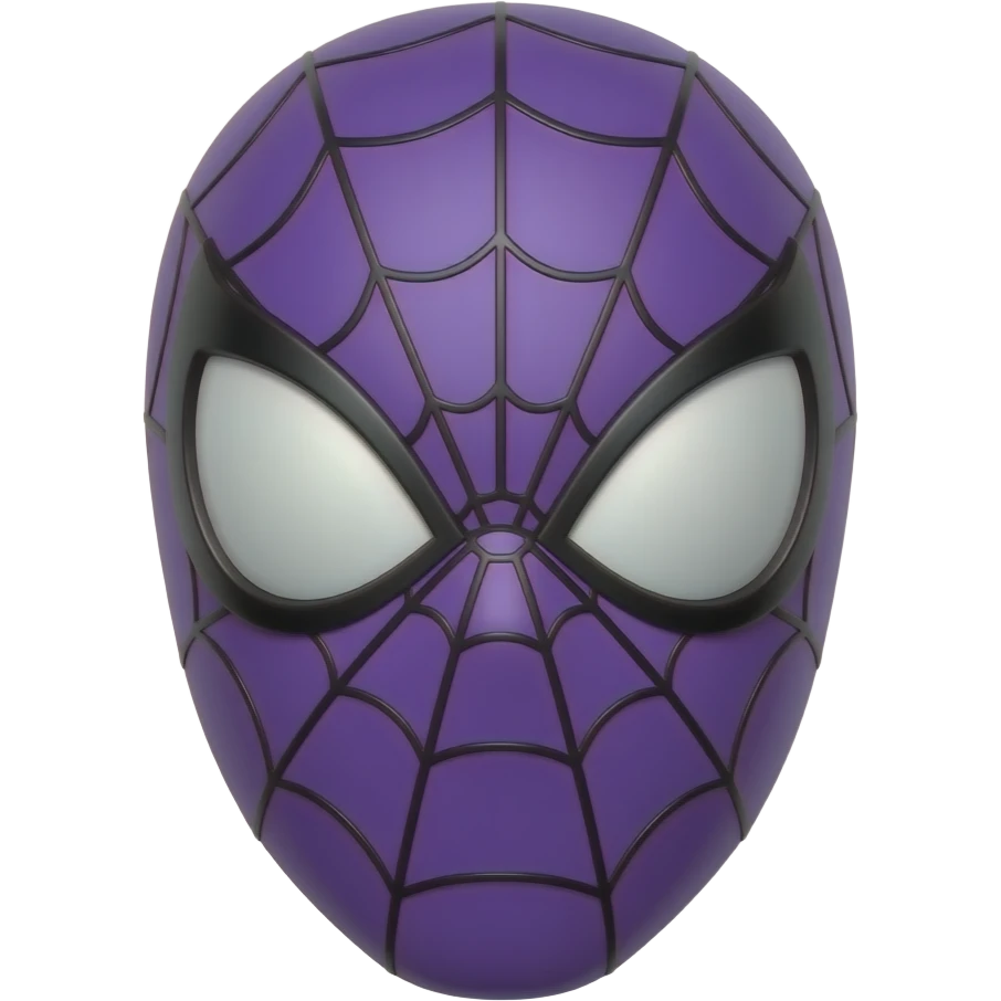 Purple Spiderman 3D emoji