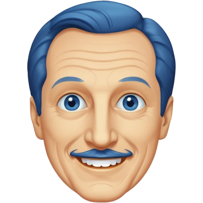 Vincent Price with blue eyes emoji
