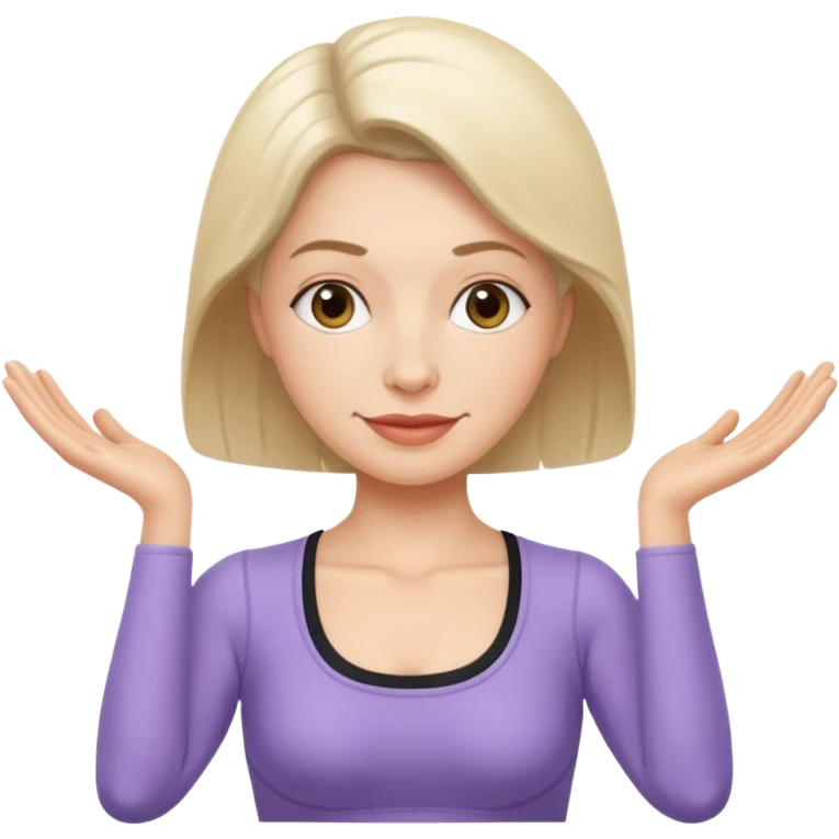 Frau Pilates emoji