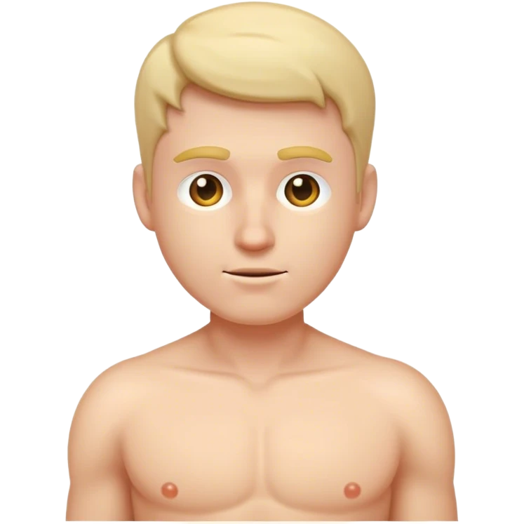  white male body emoji