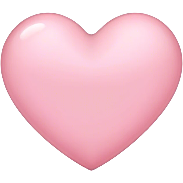 Light pink heart  emoji