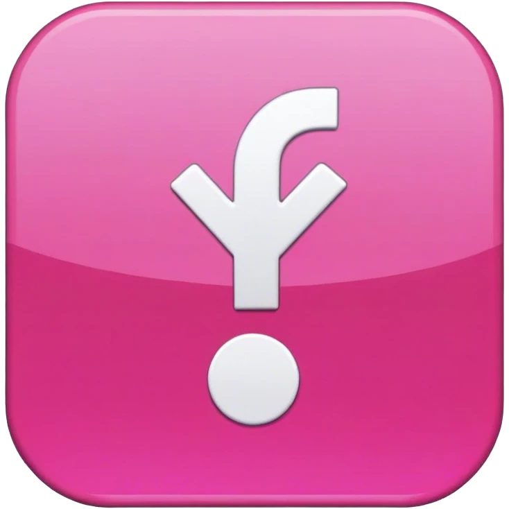 pink validation mark emoji