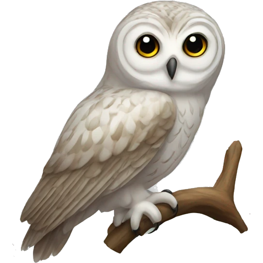 Transparent owl emoji
