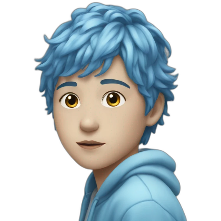 Blue is the warmest color emoji
