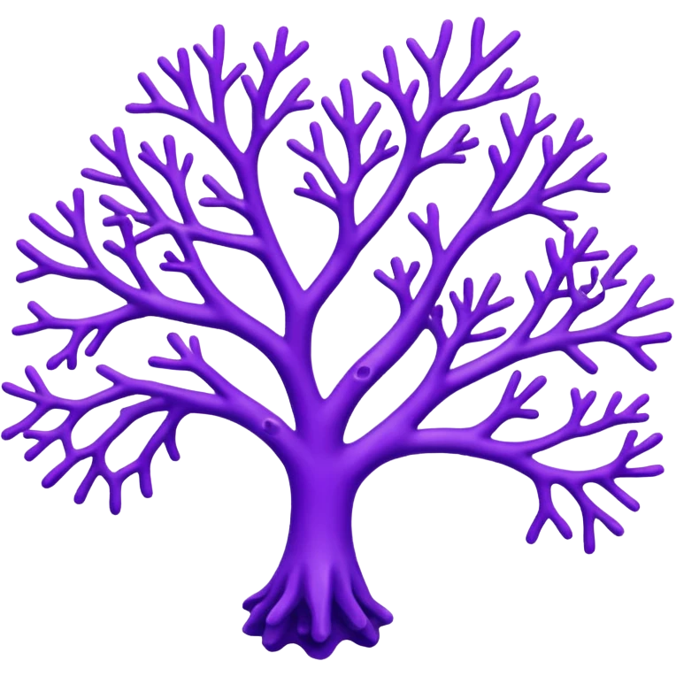 purple Coral emoji