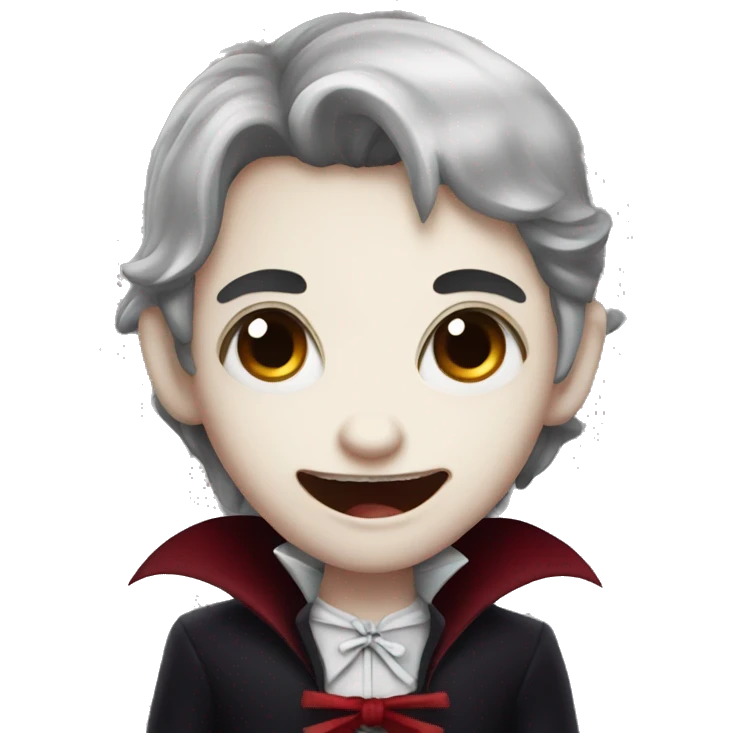 cute vampire emoji