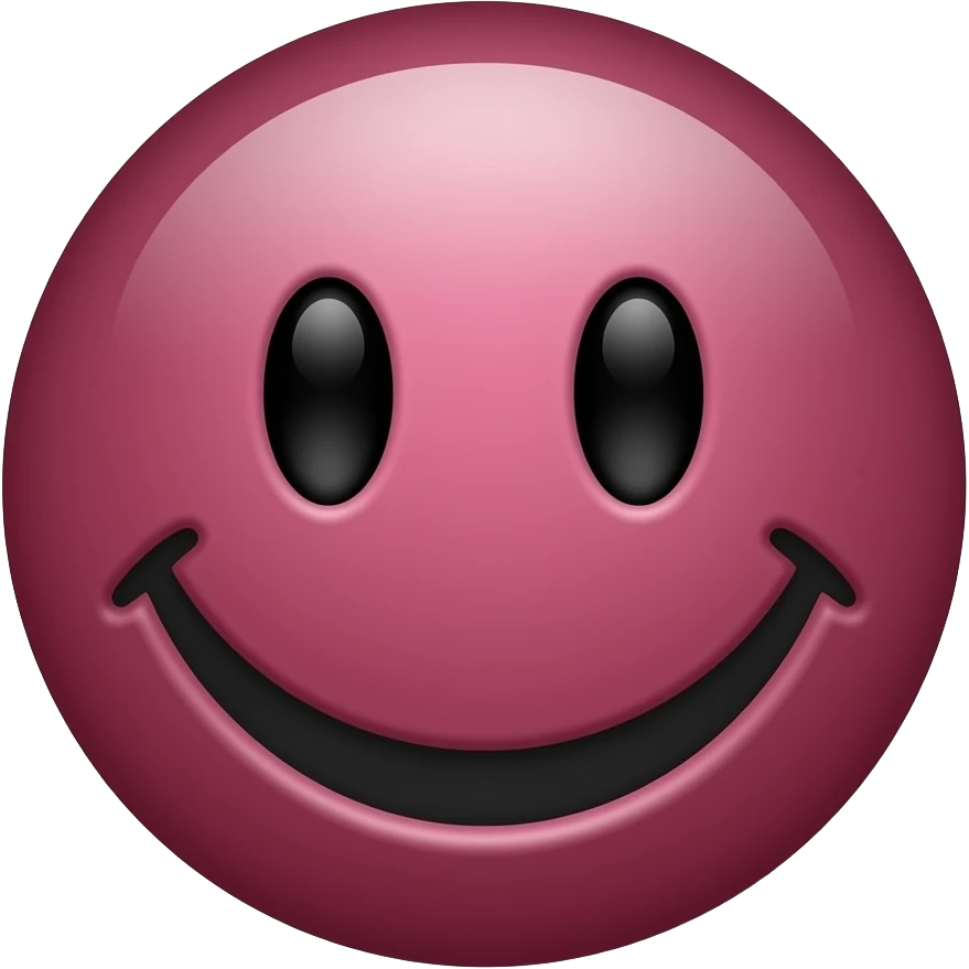 Hola me podes generar unos emojis color bordo emoji