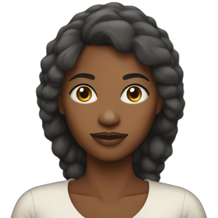 african woman emoji
